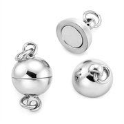 Magnetlås - kuglelås forsølvet. Inkl. o-ringe. 14 mm